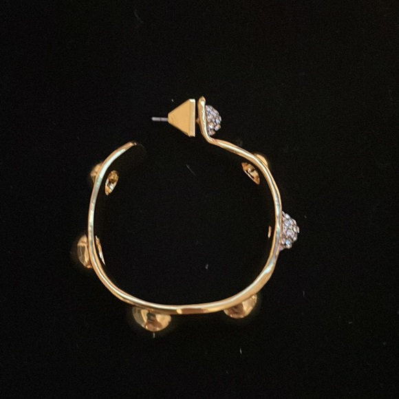 Alexis Bittar- Pave Studded Hoop Earrings - Picture 7 of 11